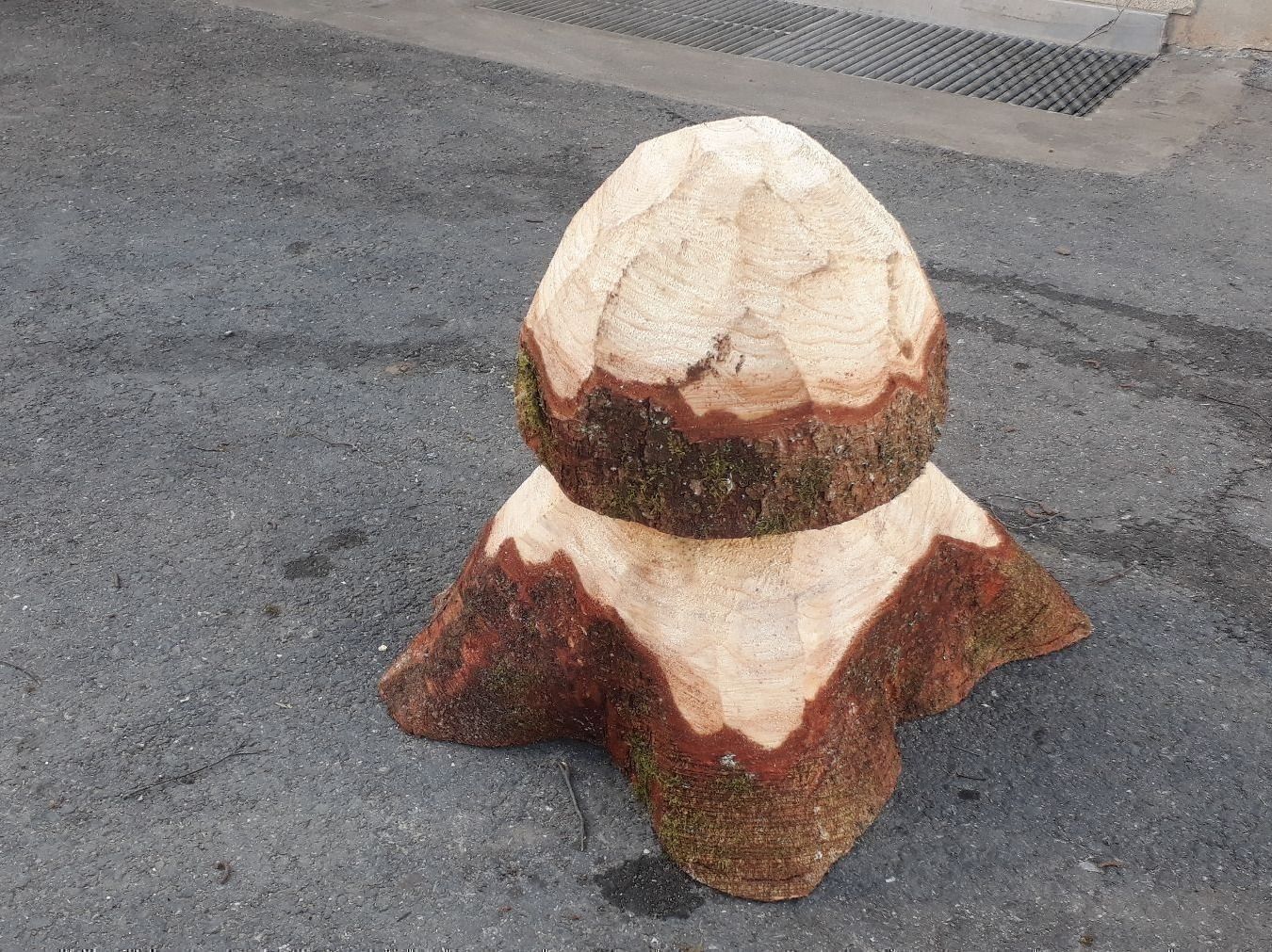 Statuette: Pilz figur holz – Usato da Ruswil venduto da valtra73