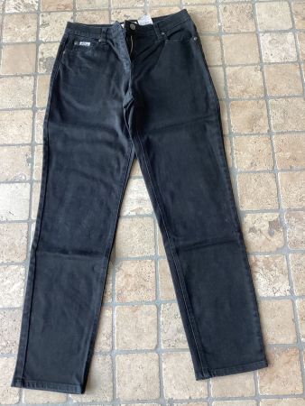 Jeanshose schwarz, Gr. 36, John Baner