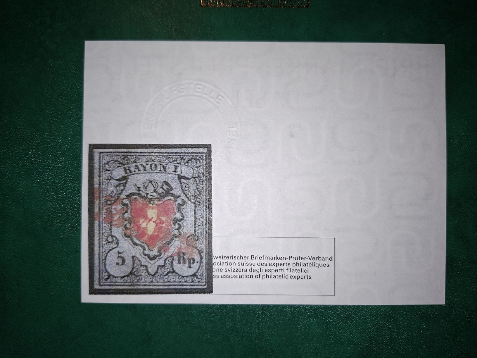 Tutti i francobolli: Rayon 15II Typ 7 15IIc mit Befund Kat. 900.- – Usato da Balgach venduto da SIMEON27 2