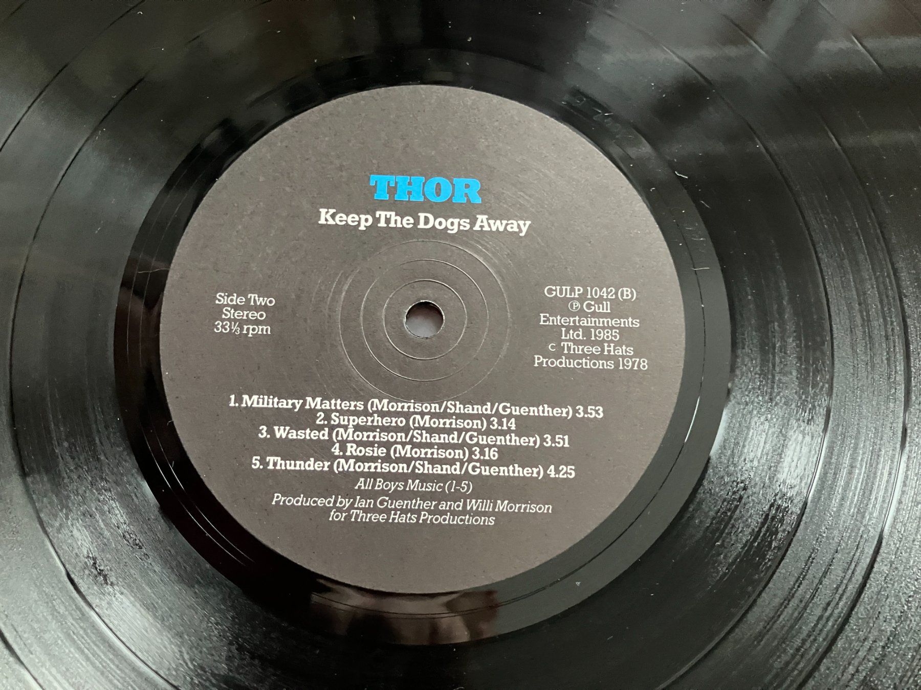 Dischi in vinile: Thor – Usato da Aarwangen venduto da Jukebox3 7