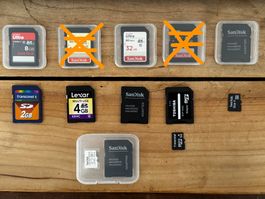 SanDisk SD Card Bundle – Extreme, Extreme Pro, Ultra & micro