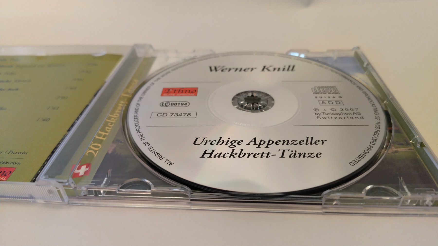 CDs: CD / Urchige Appenzeller Hackbrett-Tänze / Werner Knill – Gebraucht aus Bellach von JingleJerry 3