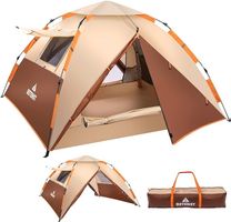 Zelt 3 Personen Camping Wasserdicht 3-4 Saison Pop up Zelt