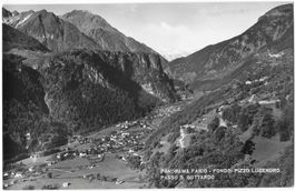 Panorama Faido - Fondo: Pizzo Lucendro Passo San Gottardo