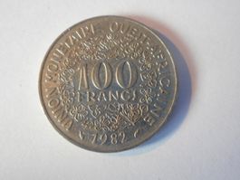 1982  100 FRANCS UNION MONETAIRE OUEST-AFRICAINE