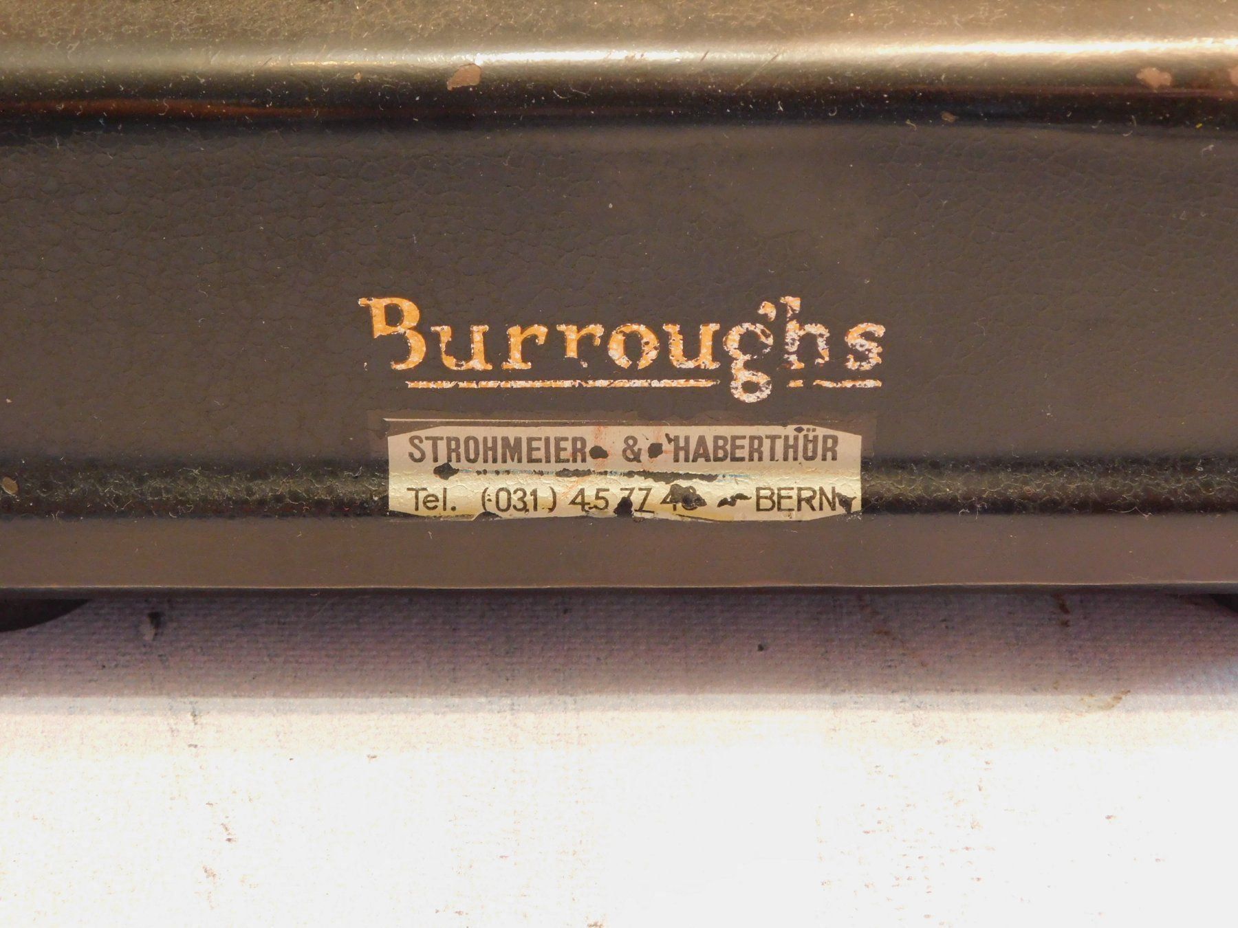 Caisses enregistreuses: Antike Kasse Burroughs 1920er – D'occasion à Emmenbrücke par Ulisse-22 3
