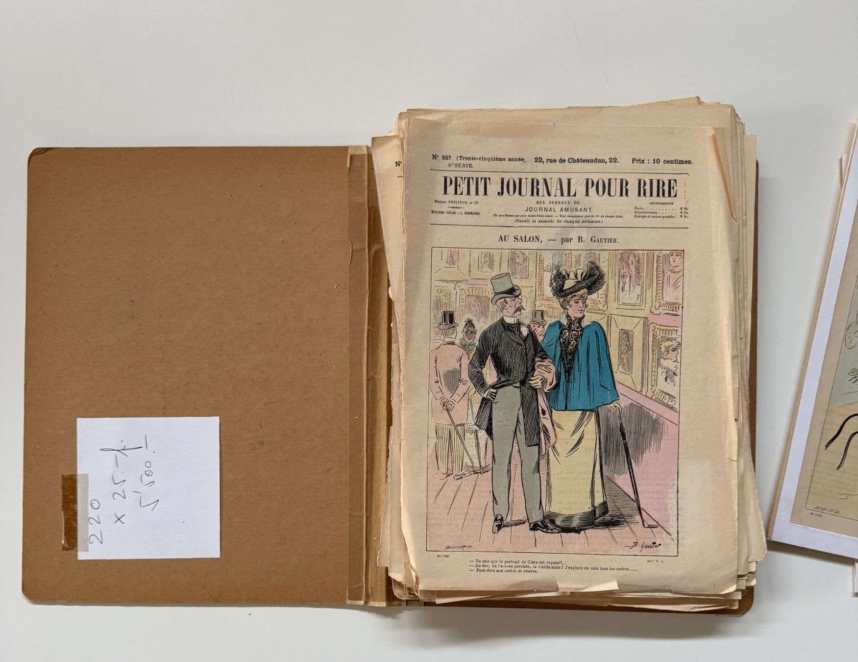 Carta: Le Petit Journal pour Rire ca. 220 Blätter – Usato da Augst BL venduto da Nextl00p 1