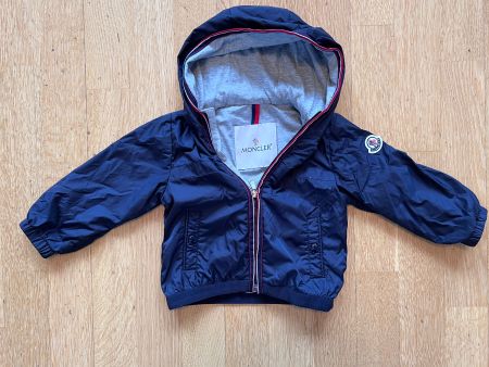 Süsse Moncler Anton Regenjacke, neu, 9-12 Monate, navyblau