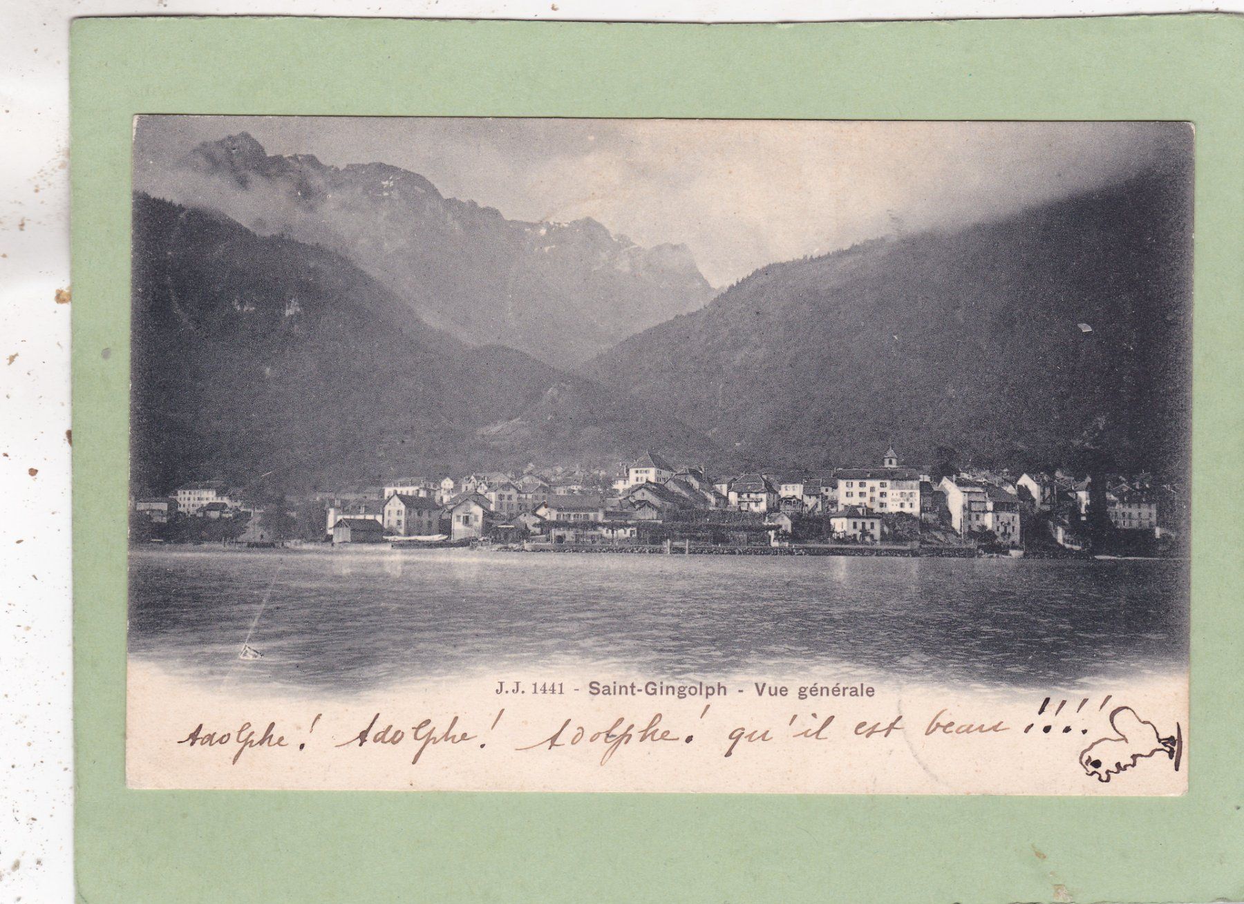 Cartes postales: Saint-Gingolph 1903 – D'occasion à Herisau par Lisegrat2008
