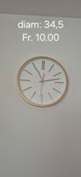 Montre horloge murale, Diamètre 34.5cm