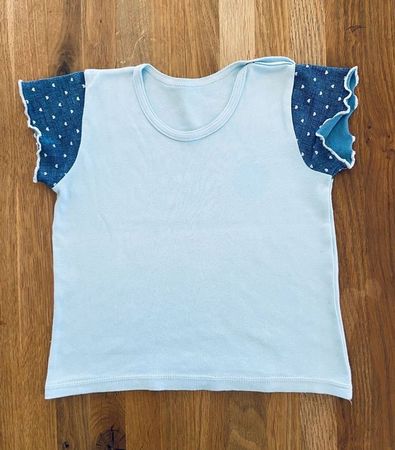 Mädchen tShirt „Herzli“, 116/122cm, 100% Baumwolle, BRIEF