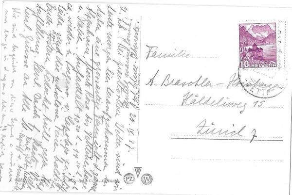 Cartoline postali: Monte Generoso Vista verso Lugano – Usato da Olten venduto da clotaldi 1