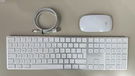 Apple Magic Keyboard mit Numeric Keypad + Magic Mouse
