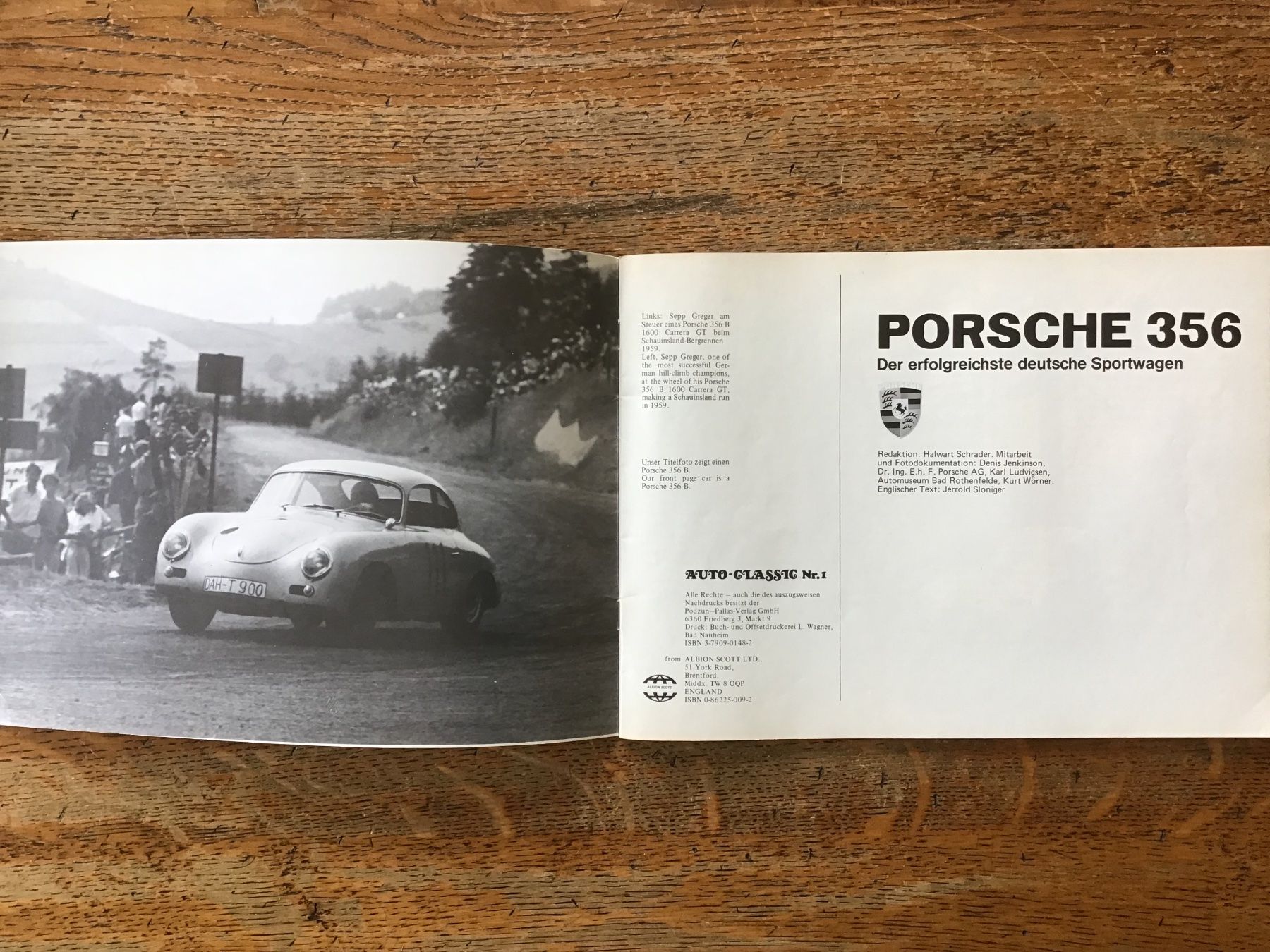 Porsche Documenti: Publicités vintage oldtimer Porsche 356 – Usato da Fully venduto da Ruby97 1