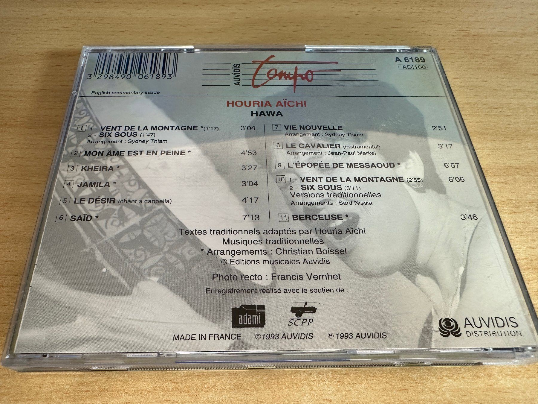 CD: Houria Aïchi – Hawa – Usato da Rikon im Tösstal venduto da Alpenmutz 1