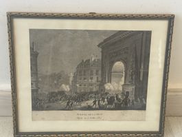 Gravure Révolution Française 1789 - Jean-Louis Prieur - Rare