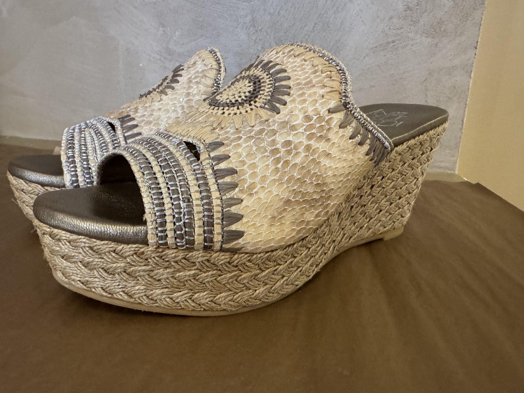 Scarpe da donna: Zeppe "Angel de la Guarda" in pelle Pitone – Nuovo e nell'imballaggio originale da Porza venduto da GioCa65 3