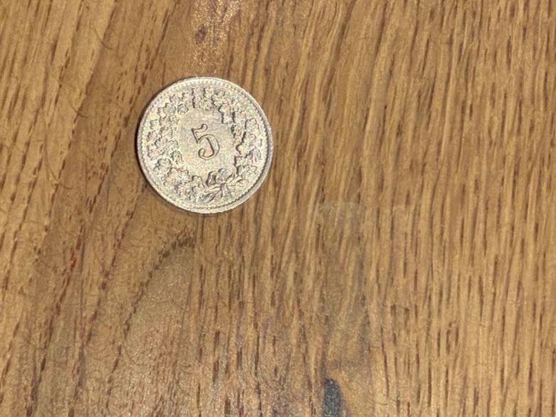 Tutti le monete: (2813) 5Rp. 1955, 45°verschoben – Usato da Rüthi (Rheintal) venduto da erdnuessli1 1