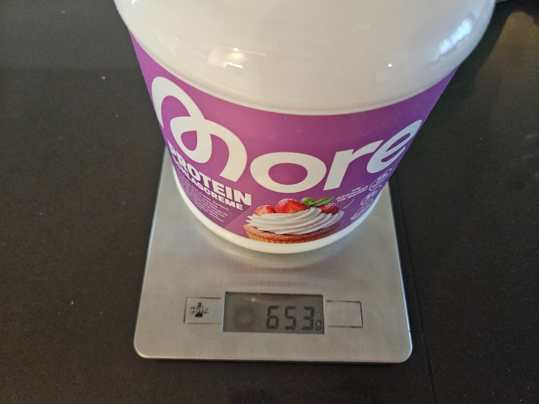 More Nutrition Lebensmittel & Spezialitäten: More Protein Schlagcreme – Gebraucht aus Emmenbrücke von Si_8 4
