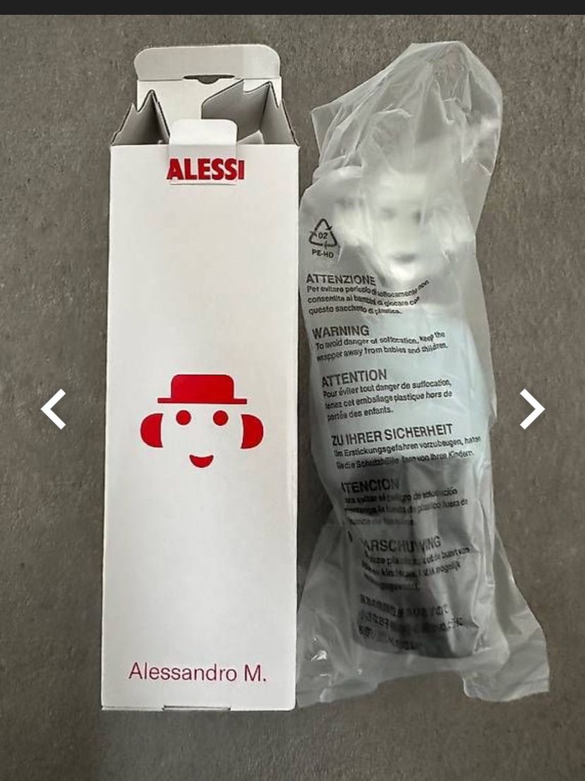 Alessi Apribottiglie & Tappi per chiusura: Korkenzieher Flaschenöffner Alessi neu – Nuovo e nell'imballaggio originale da Luzern venduto da Elena067 1