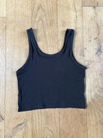 Damen Crop Top/ Tanktop even&odd Schwarz in Grösse M