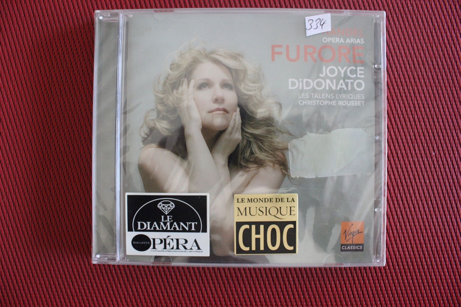 CDs: JOYCE DIDONATO "FURORE-OPERNARIEN" CD NEU – Neu und originalverpackt aus Geroldswil von CD-Verkauf-2022
