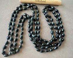 Vintage Achat Kette –150cm handgeknüpft -div. Tragevarianten