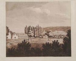 Schinznach Bad  Neujahrsblatt mit Ansicht 1814