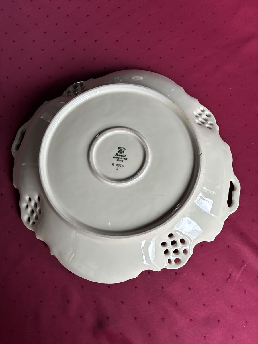 Rosenthal Schalen: Rosenthal grosse Gebäckschale – Gebraucht aus Dornach von Rosengarten 2