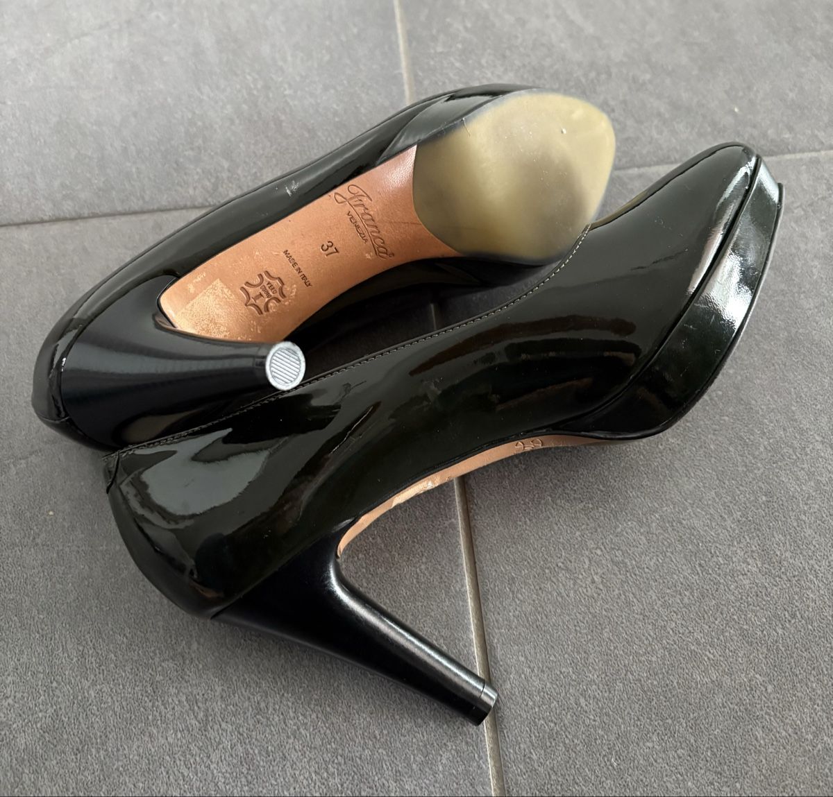 Scarpe da donna: Leder Pumps Gr. 37 dunkelgrün – Nuovo (secondo la descrizione) da Tagelswangen venduto da lykainion 3