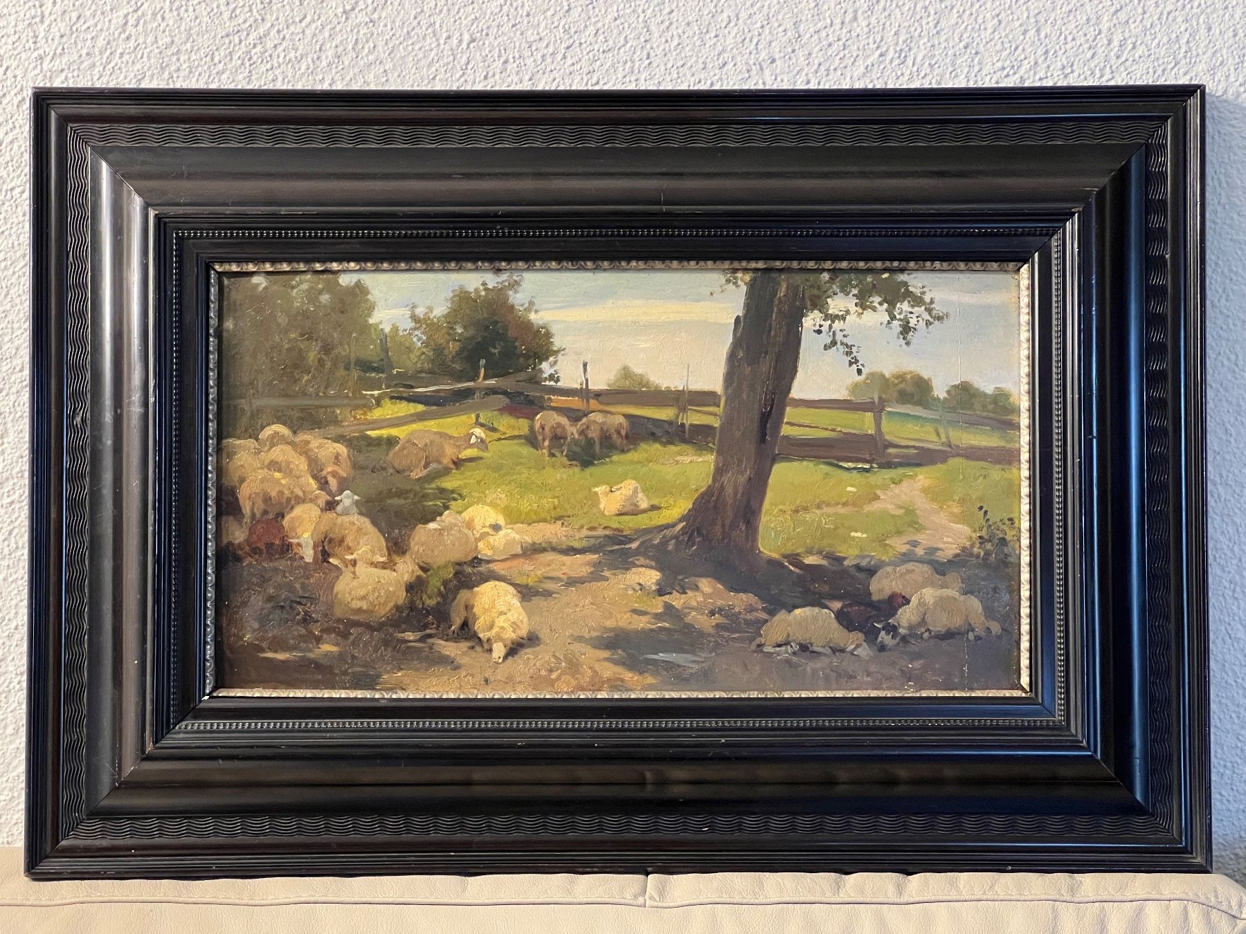 Gemälde: Impressionistische Arbeit um 1880/90 – Gebraucht aus Basel von pmART