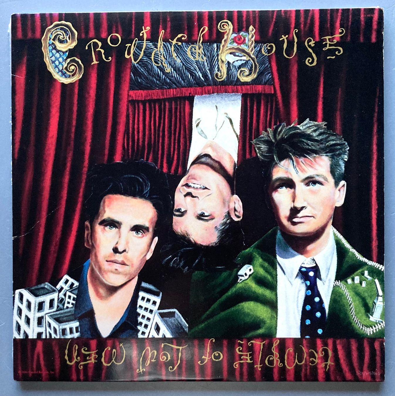 Dischi in vinile: CROWDED HOUSE - TEMPLE OF LOW MEN – Usato da Poliez-Pittet venduto da Newtown-Records