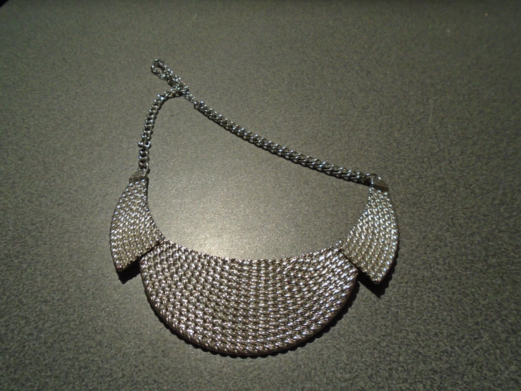 Catenine: Kette silberfarbig, geflochten – Usato da Zürich venduto da abraxas1291