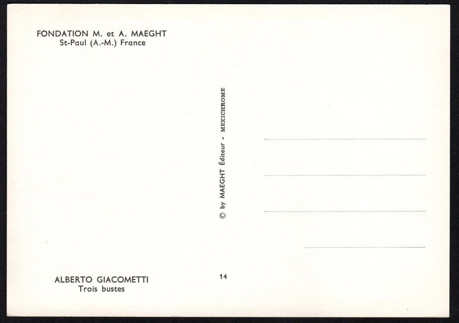 Tutti i francobolli: Maximumkarte Alberto Giacometti – Nuovo (secondo la descrizione) da Dottikon venduto da haeusibuh5 1