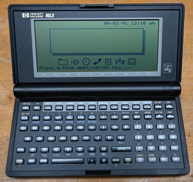 HP 95LX mit DemoKarte und Handbüchern Kaufen auf Ricardo