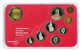 SET de monnaie suisse de 1999 non circulé FDC