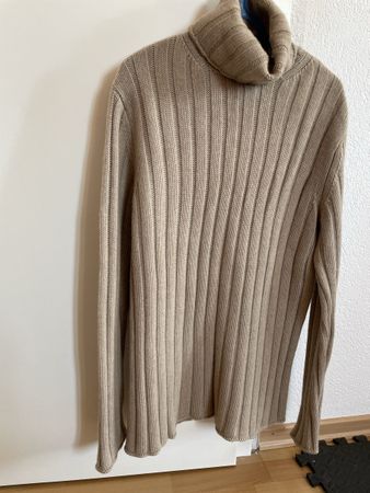 Klassischer Feinstrick Rollkragenpullover – 100% Kaschmir –