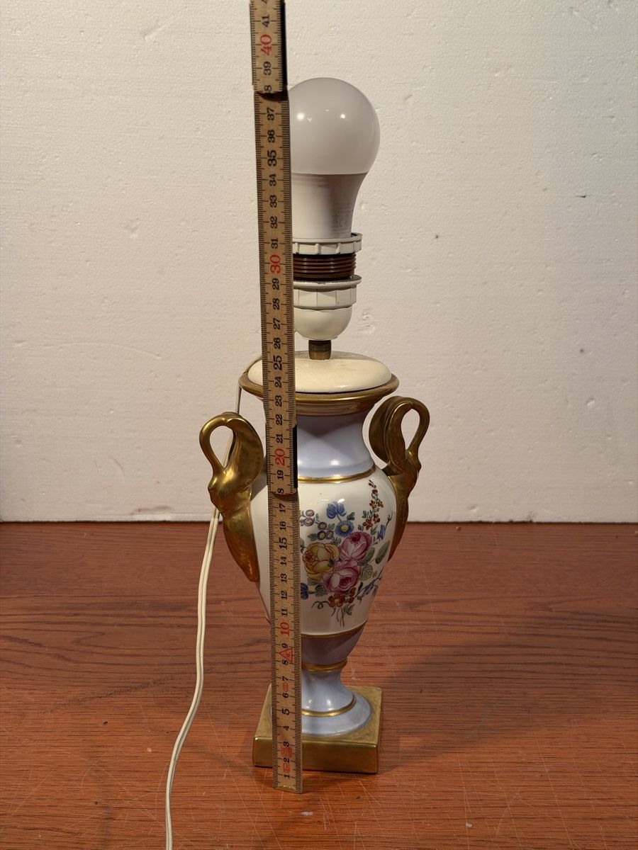 Lampade: TABLE LAMP, hand painted  porcelain – Usato da Lausanne venduto da artnouveau05 7