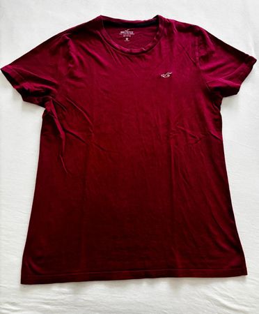 Hollister T-Shirt, bordeauxrot, Grösse M - Top Zustand!