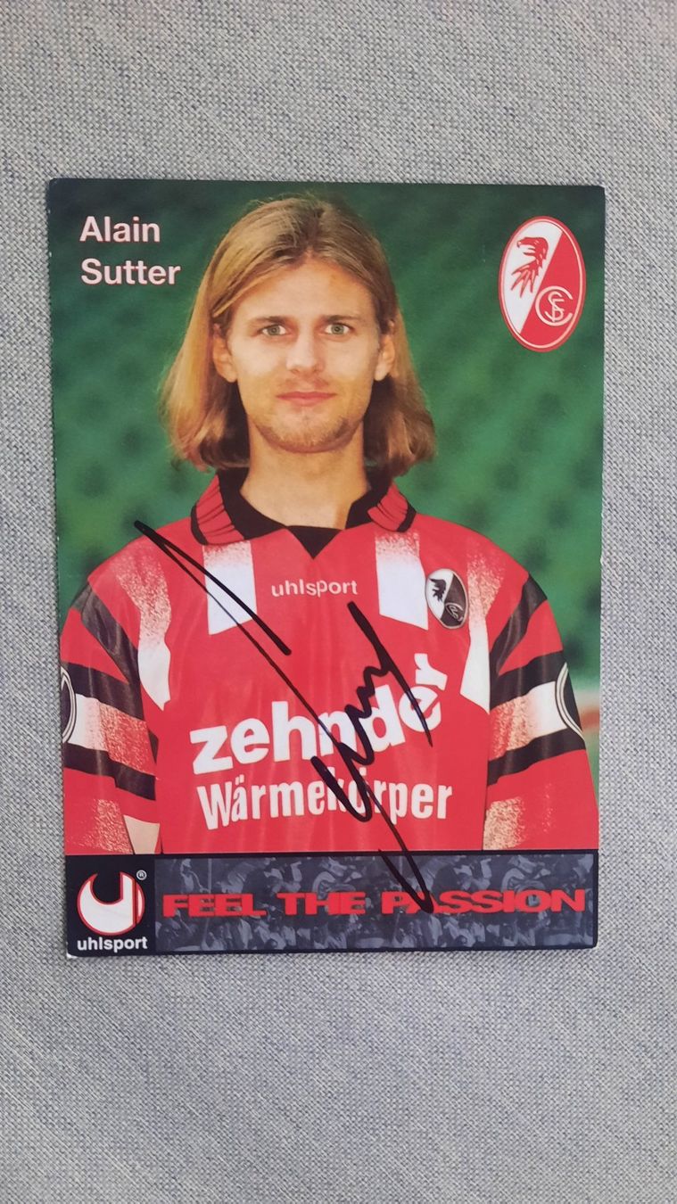 Autogramme: Autogrammkarte Alain Sutter – Gebraucht aus Schmerikon von Olympia04