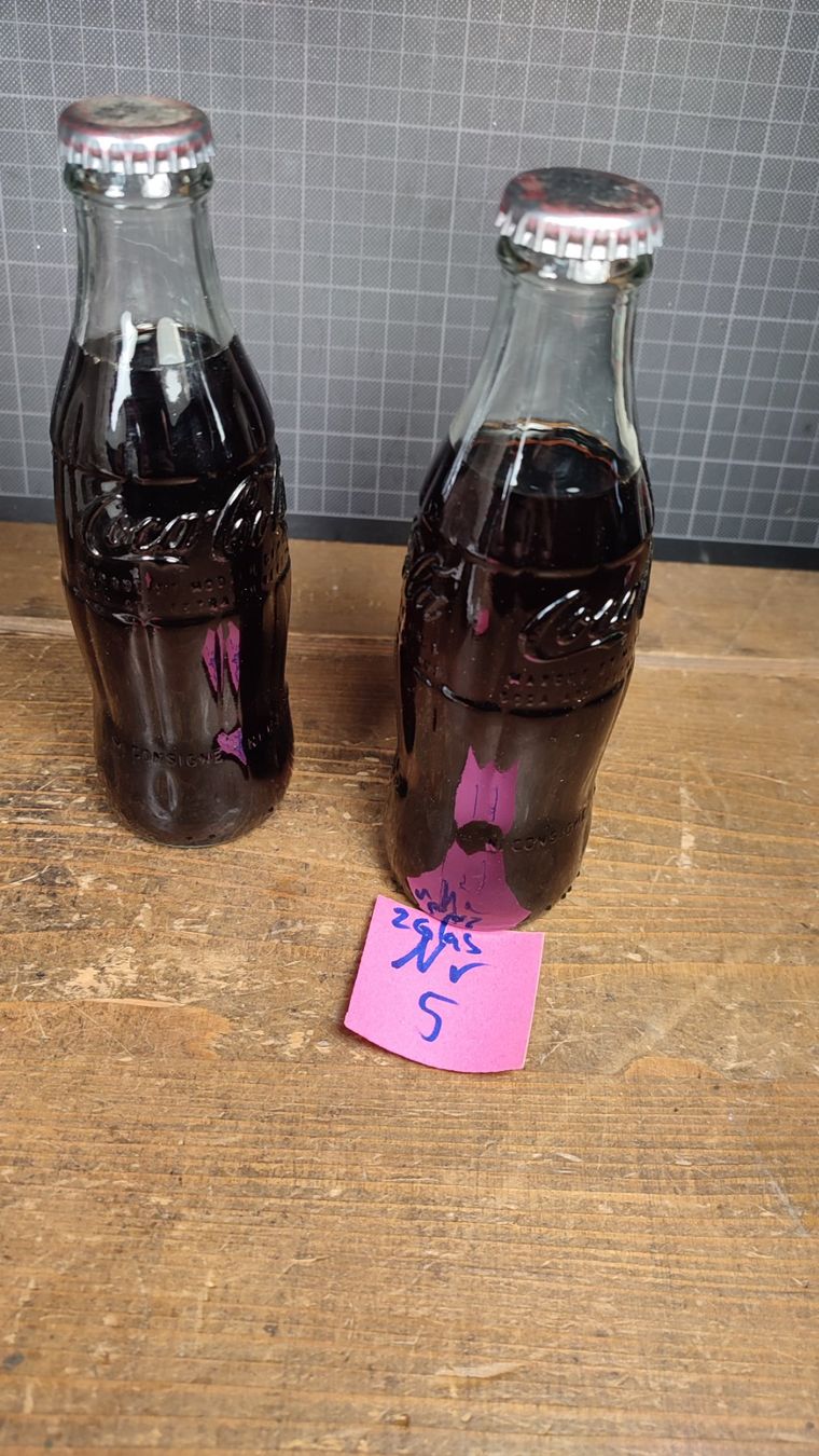 Flaschen: Wunderschöne COCA-COLA 1988  FLASCHE UNGEÖFFNET GLAS NR 5 – Gebraucht aus Gelterkinden von MYSTOREFORYOU4460 2