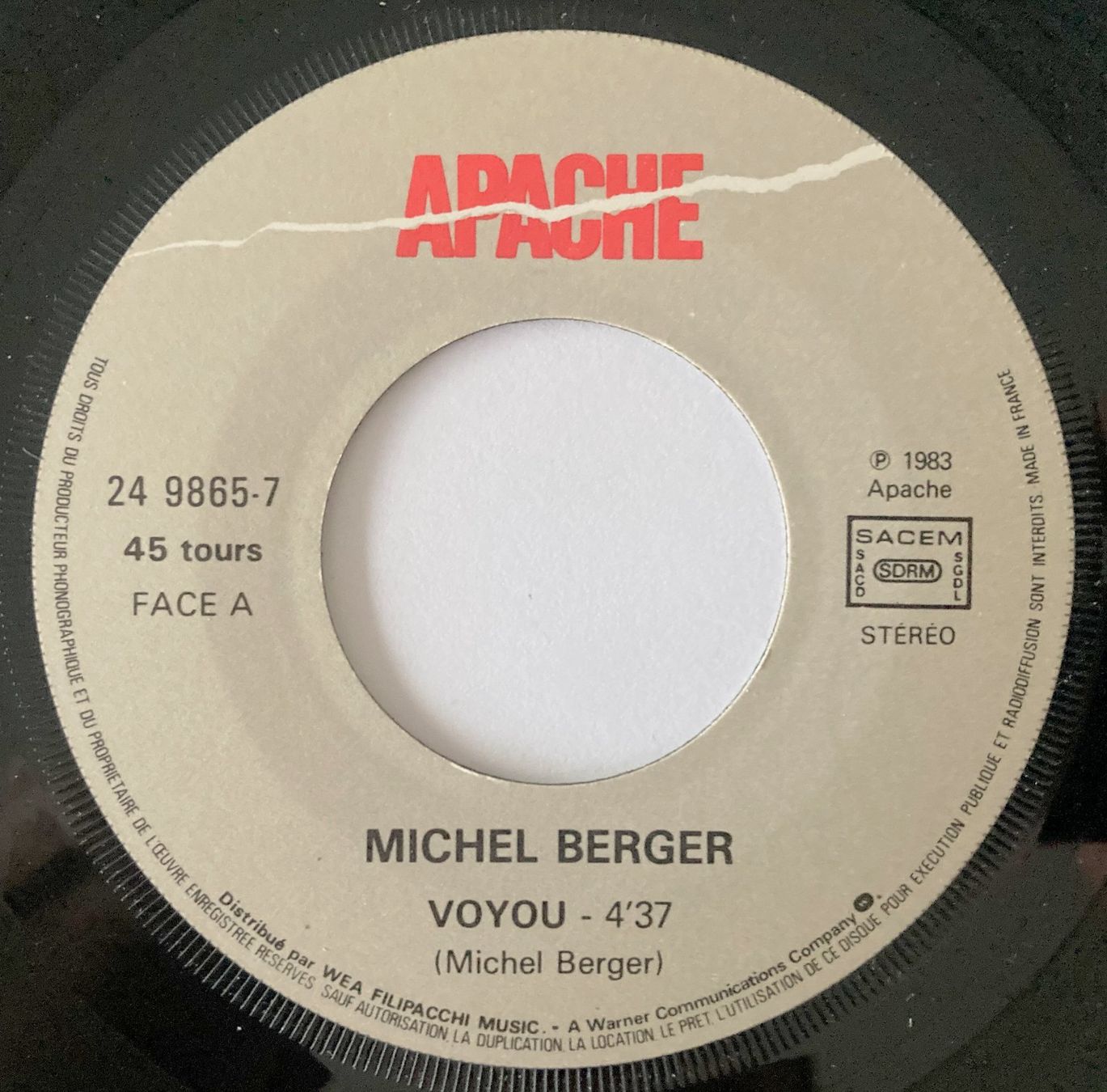 Dischi in vinile: MICHER BERGER - VOYOU – Usato da Bottens venduto da hotter-than-hell 2