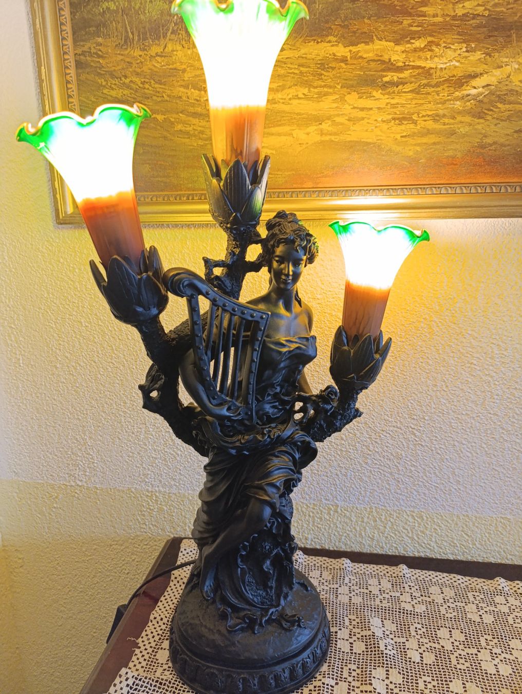 Lampade: Jugendstil Tischlampe – Usato da Rüthi (Rheintal) venduto da marycsipet 3