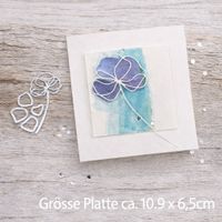 Neues Stanzschablonen-Set Blüemli, Blume