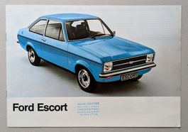 Originalkatalog "Ford Escort", a. dem Erscheinungsjahr