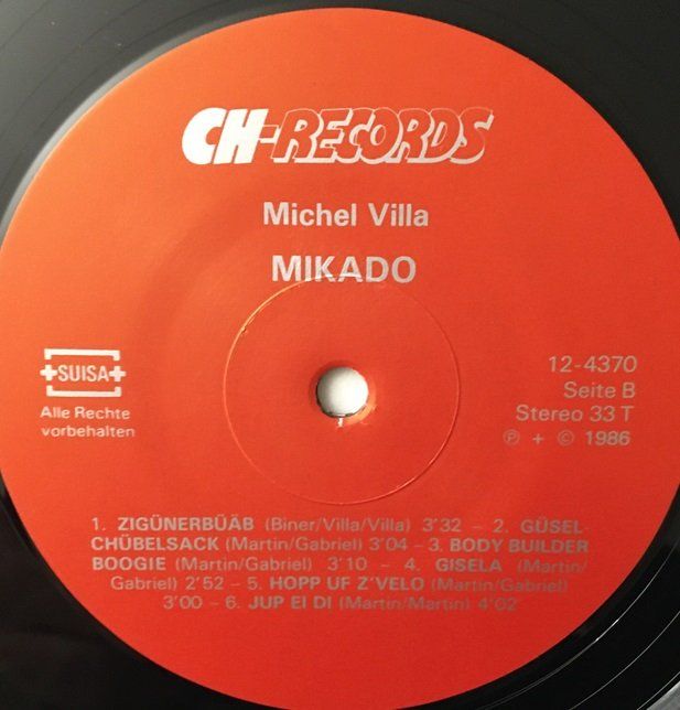 Dischi in vinile: Michel Villa - Mikado (LP) – Usato da Grüningen venduto da azulvinyl 3
