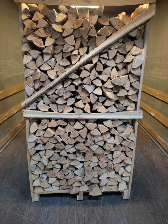 20kg Birke Kaminholz Ofenfertig - 25cm Scheite Trocken <20% Feuchtigkeit