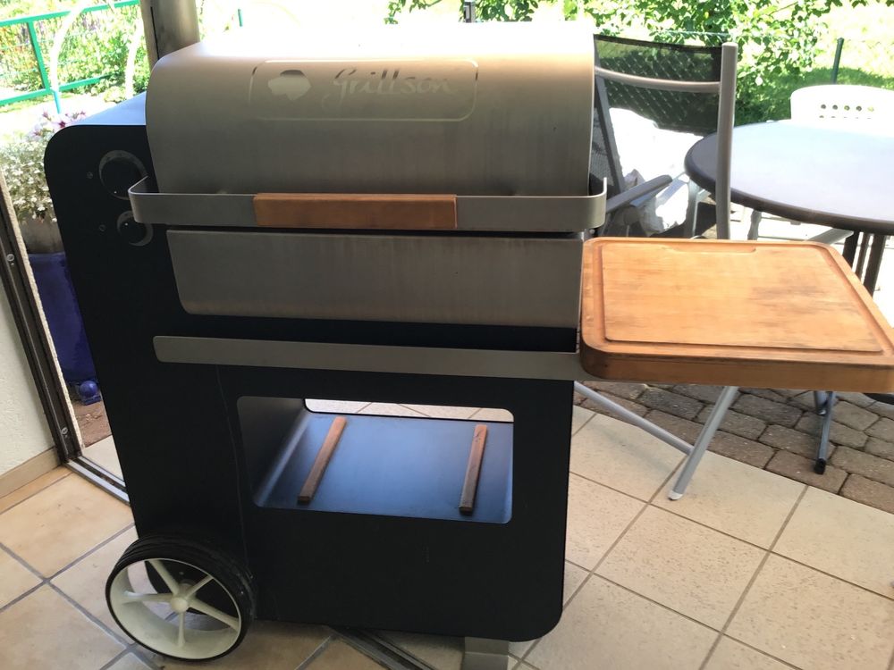 Bob Grillson Premium in tiefschwarz/anthrazit Pelletgrill Kaufen auf