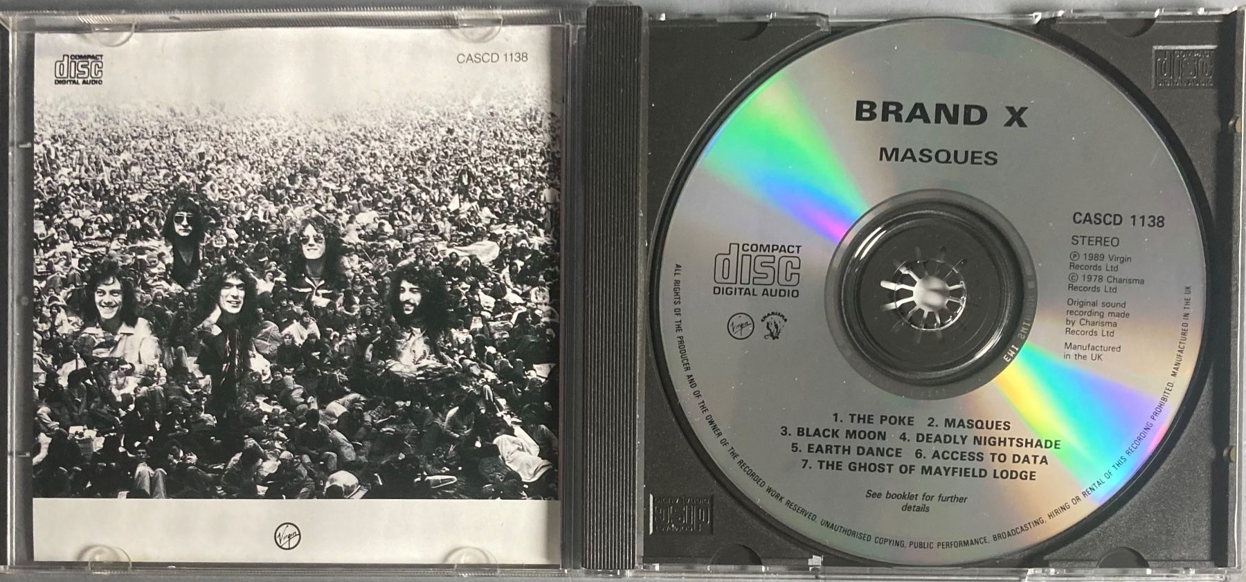 Schallplatten: BRAND X - MASQUES – Gebraucht aus Poliez-Pittet von Newtown-Records 2