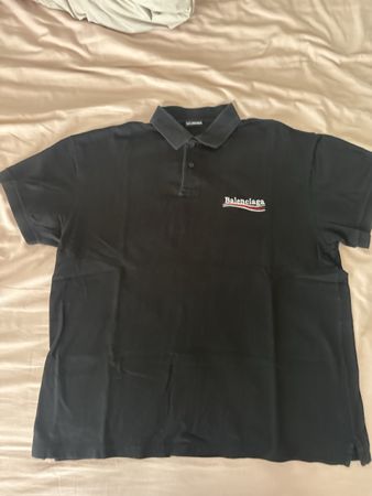 Balenciaga Polo Shirt schwarz Grösse M guter Zustand